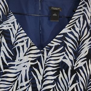 👗 Ann Taylor Factory Flowy Midi Pleated Dress